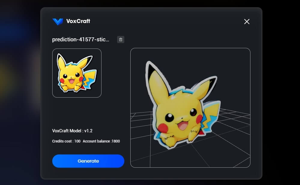 VoxCraft (AI 生成 3D 建模工具) | AI 工具及教學 | FutureWeb Tools