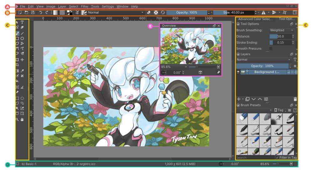 Krita 使用教學