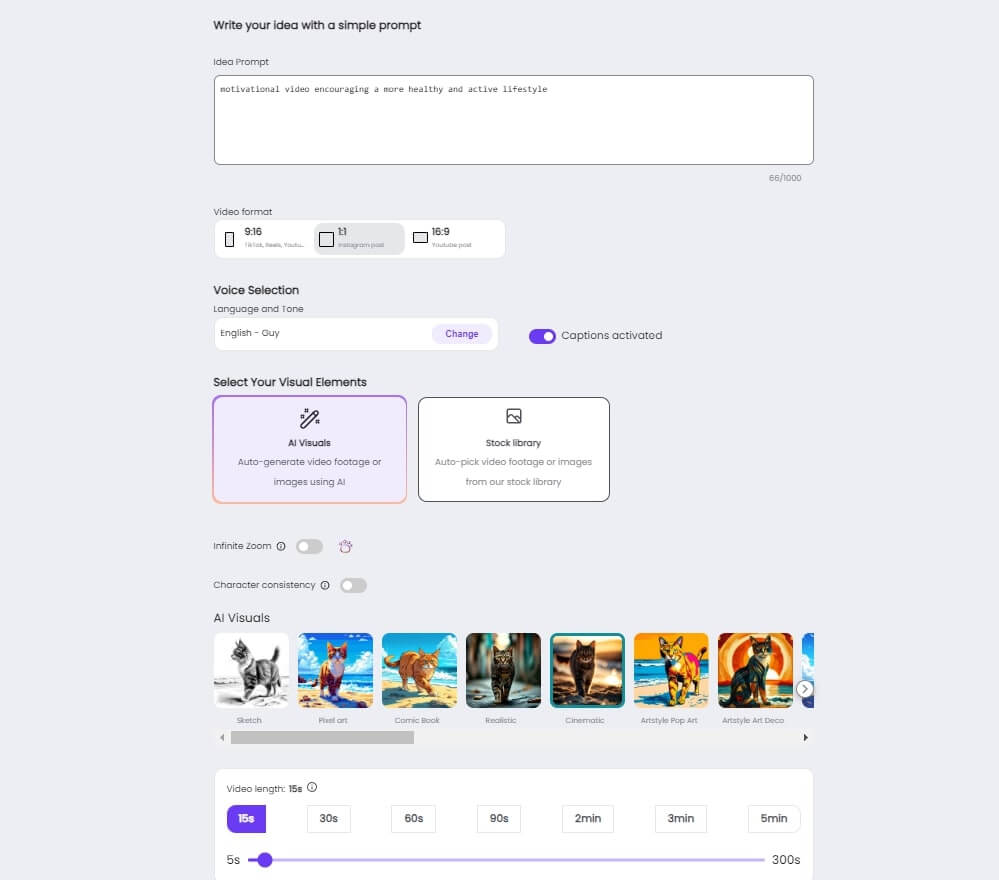 Zebracat AI 教學 - 文字提示詞轉影片