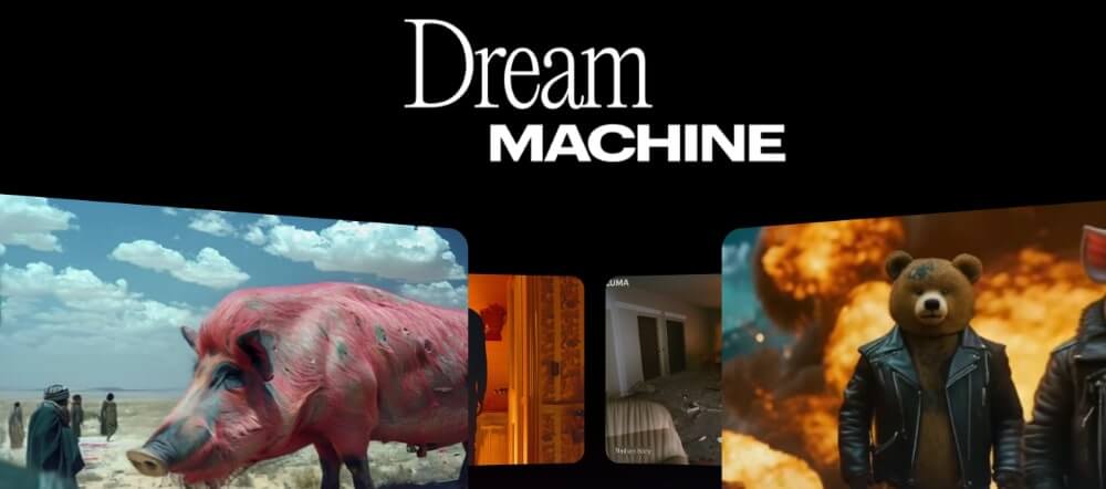 Dream Machine 是由 Luma AI 發佈的 AI 視影片生成模型 ，能根據文字指示詞和圖片生成 5 秒高品質的影片。