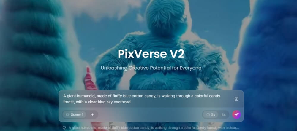 PixVerse 是一款 AI 文字生成圖片、影片工具，支援多模態輸入。