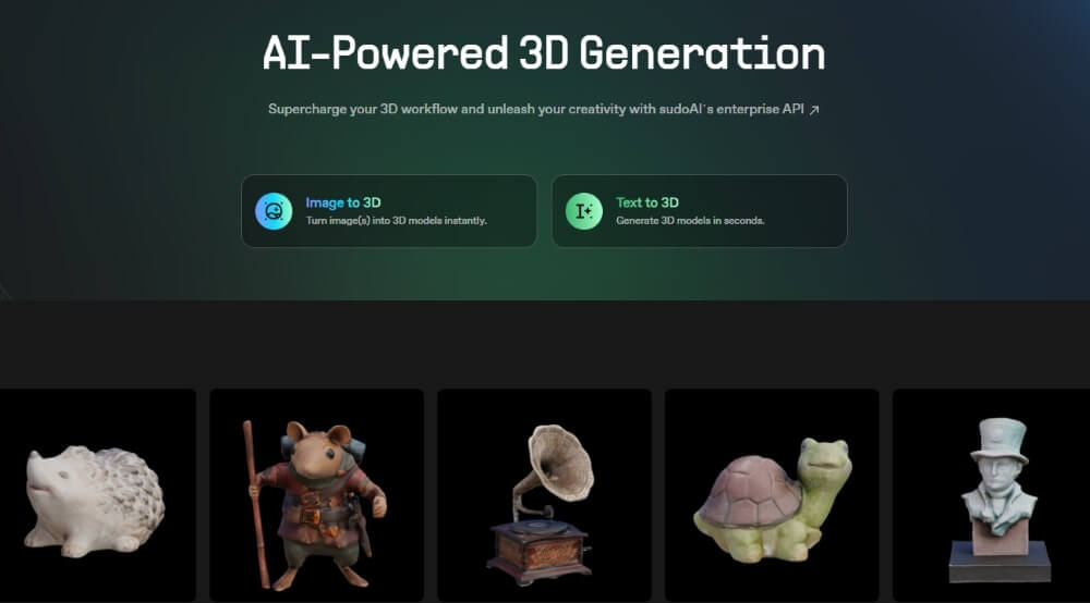 Sudo AI 生成 3D 模型教學