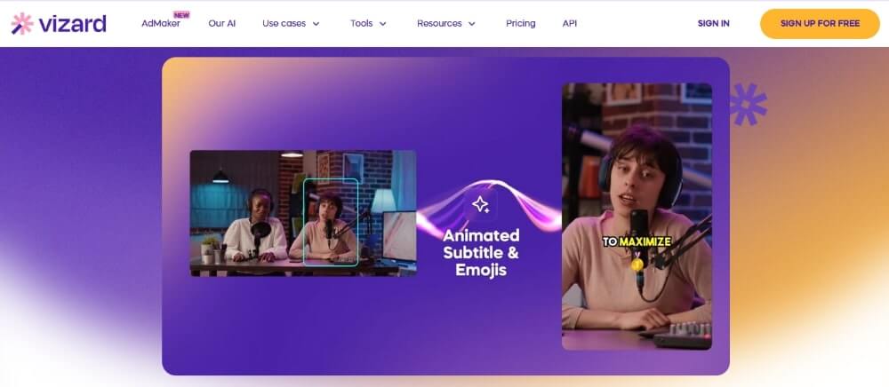 Vizard AI 利用 AI 將長影片轉換成短片，以供 TikTok、Instagram、YouTube Shorts 等頻道使用。