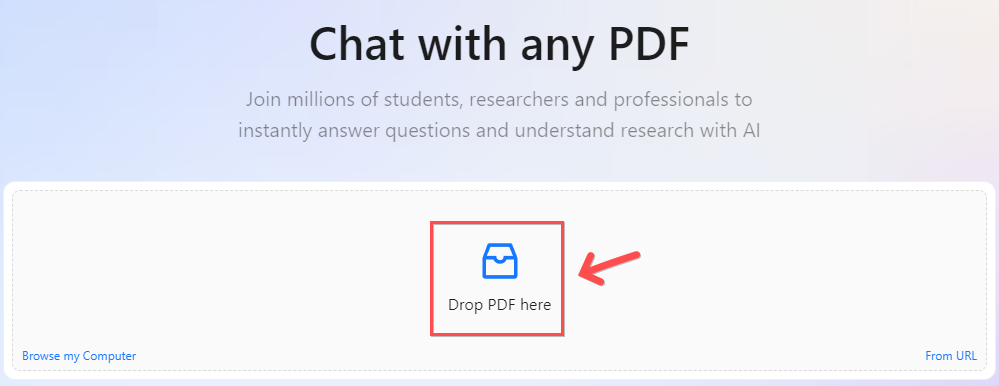 ChatPDF 是一款閱讀 PDF 的 AI 工具， 利用 AI 分析檔案內容，能夠從 PDF 快速提取有用信息，目前使用 GPT 3.5，支持中文輸出。